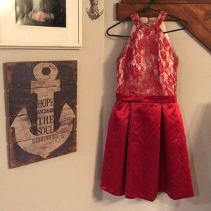 NWT Jaeden Dress Burgundy/Cherry Size 4